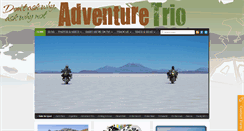 Desktop Screenshot of adventuretrio.com